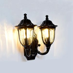 Retro outdoor wall lamp European courtyard lighting waterproof landscape outdoor