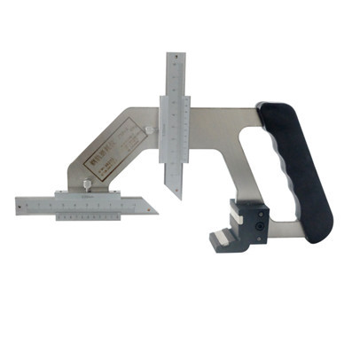 Mechanical Rail Track Measuring Equipment , Kingrail Rail Wear Measuring Gauge