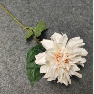 European Style 3 Heads Dahlia Artificial Flower For Home Party Wedding Silk