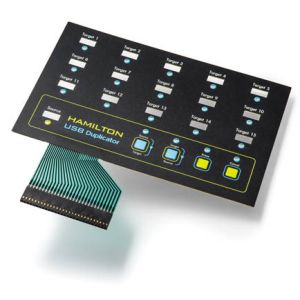 Foundation Customized Flat Keyboard Tactile Membrane Switch with RoHS Certificat