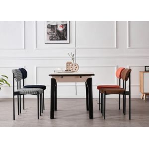 Garden Outdoor 43x43x79CM Contemporary Metal Dining Chairs