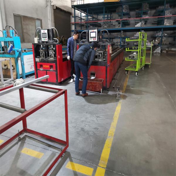 High Speed PLC Hydraulic Automatic Square Tube Punching And Shearing Machine