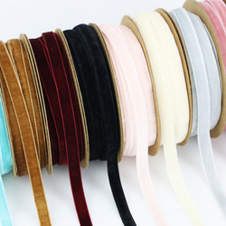Wholesale Garment Single Sided Red Velvet Ribbon double sided velvet ribbon