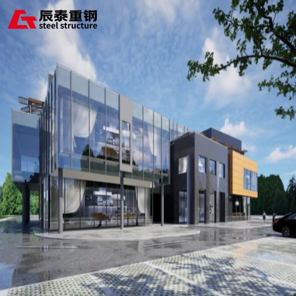 Buy Customizable Size Stylish Metal Material Steel Structure Office Building at wholesale prices