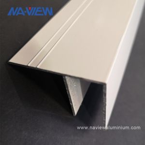 China Supplier Aluminium F Section Channel Extrusion Profile Glazing Bars