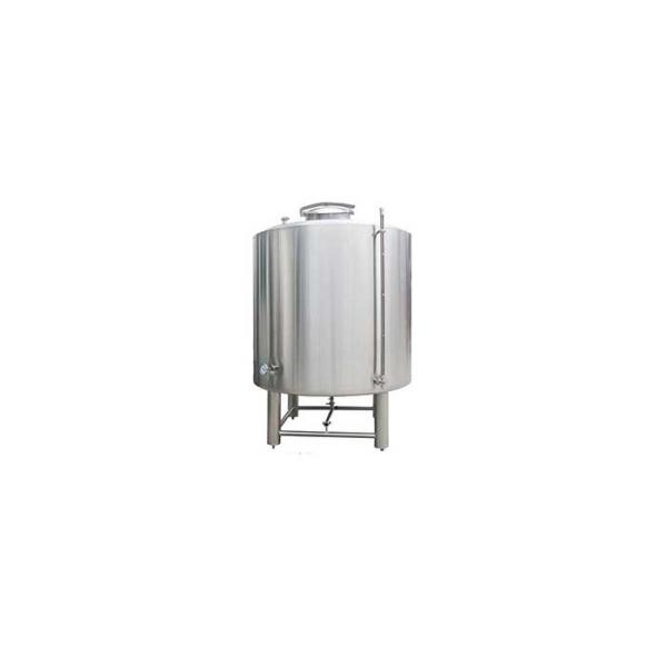 Buy Durable Steam Heating Hot Liquor Tank  3000L Mirror Polish Shell 2.00MM Thickness at wholesale prices