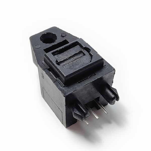 Buy Optical Reciever Toslink Jack Connector Female Vertical Socket Transmitting / Receiving End) for Audio PCB at wholesale prices
