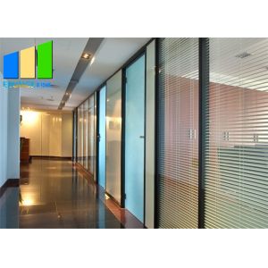 Soundproof Office Demountable Glass Partition Wall System American Standard