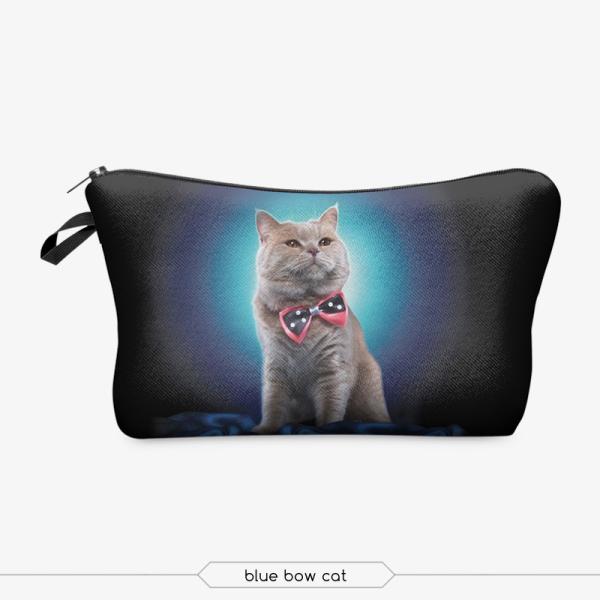 Women Cosmetic Bag 3D Printing Makeup Bags With Multicolor Pattern Cute Cosmetics Pouchs For Travel Ladies Pouch