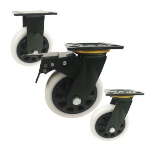 280kg Capacity 5" Heavy Duty Industrial Wheels Hollow Plastic