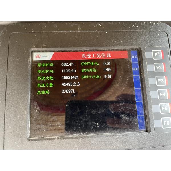 2020 Used Sany 62M Concrete Pump Truck Mercedes Benz Chassis