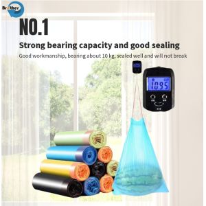 Plastic Household Tall Kitchen Trash Bag Drawstring Garbage Bag