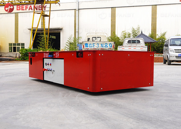 Steel Plate Handling Battery Powered Trackless Transfer Cart