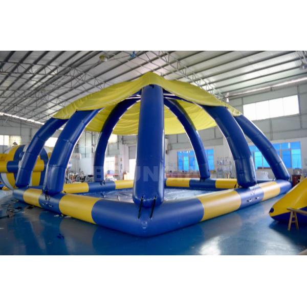 Buy 10mL * 10mW * 5mH Large Inflatable Swimming Pool With Tent Cover at wholesale prices