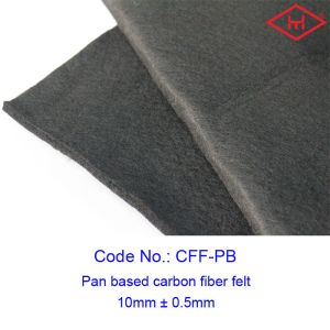 8mm Industrial Pan Based Carbon Fiber Felt Rolls 0.12 - 0.16g/cm3