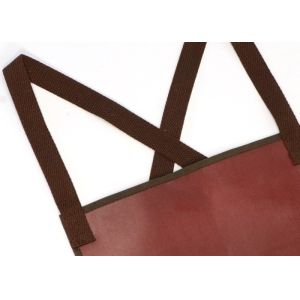 Waterproof Anti Oil Supermarket Real Leather Apron