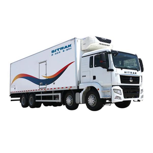 30 Ton Freezer Box Refrigerated Delivery Truck For Transporting Vegetables / Fruits