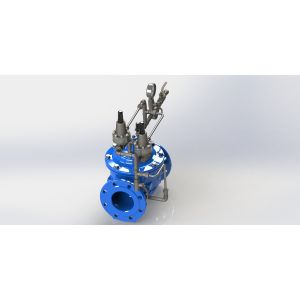 Blue Nylon Reinforcement Surge Anticipating Valve Hydraulically Operated