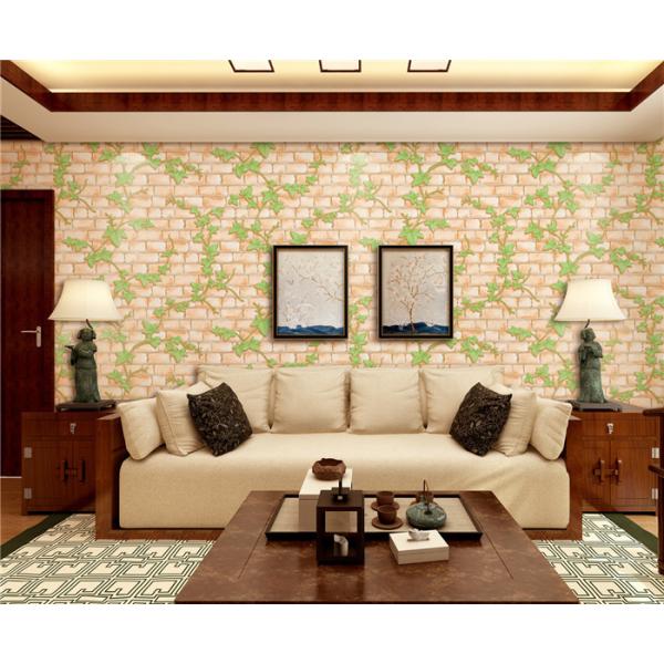 Buy 3D waterproof PVC wallpaper modern fashion design removeable 2017 new at wholesale prices