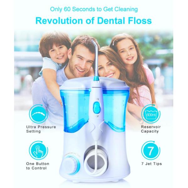 7pcs Countertop Oral Irrigator Fc169 Mini Water Flosser Home Appliance Small