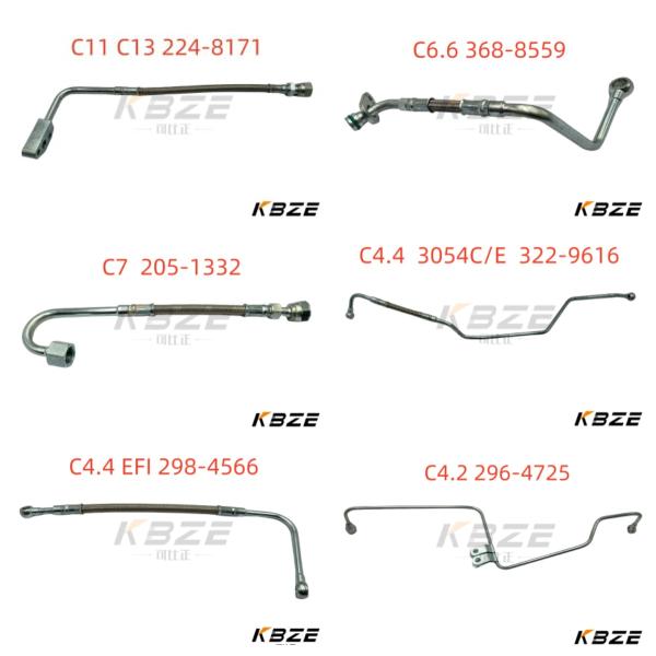 CA2964725 296-4725 2964725 CAT EXCAVATOR C4.2 ENGINE TURBO FEED PIPE FOR E311 E312 E313