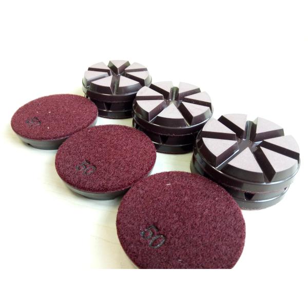 Buy Ceramic Bond Transitional Dry Concrete Polishing Pads Diameter 3 Inch at wholesale prices