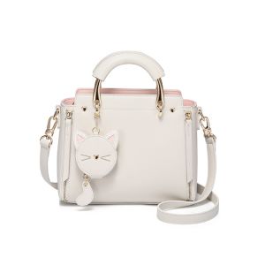 China The new high-volume PU leather tote one-shouldered cross-slung custom logo women's handbag with strap on sale