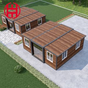 Luxury 2 Bedroom Prefabricated Expandable Container House With Kitchen Modern