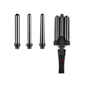 Professional Interchangeable Hair Curler Wand Set With Ceramic Barrels