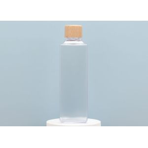 Plastic Clear Bottles BPA Free Squeezable With Disc Cap