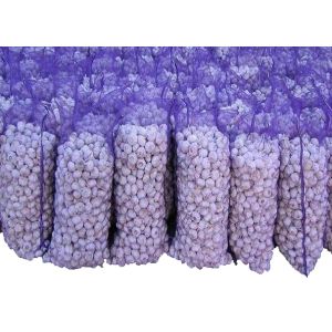 Plastic Polypropylene Woven Industrial Mesh Bags For Orange / Garlic , Tubular