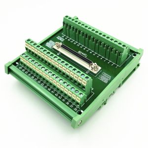 SCSI 68 Pin Connector DIN Rail Mounting Type Terminal Blocks Adapter