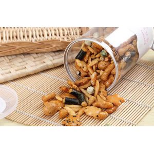 Multi Flavor Chilli Small Round Rice Crackers Retail Packing Private Label