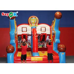 Funny Commercial Basketball Shooting Game Giant Inflatable Basketball Hoops