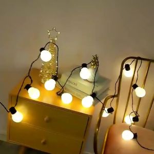 Globe String Lights with Remote 40 LED Fairy Twinkle Lights Battery Power Waterproof Decor for Outdoor Indoor Patio Christmas