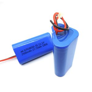 2500mAh 12V Rechargeable Panasonic 18650 Lithium Ion Battery