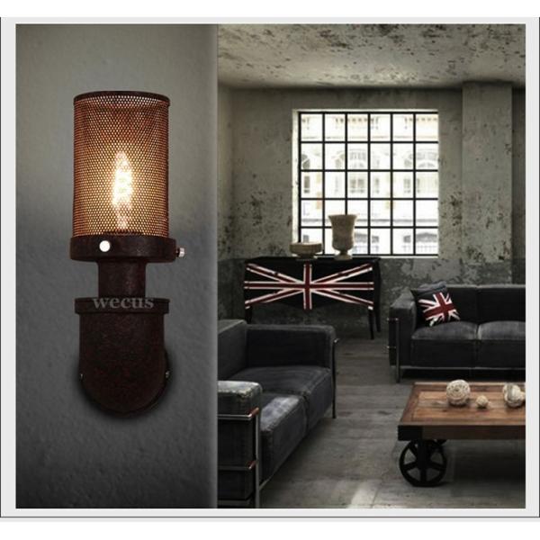 Water iron pipe Loft retro vintage Industrial wall light (WH-VR-44)