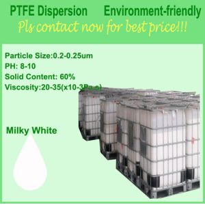 Yellowish Liquid PTFE Dispersion With High Viscosity , Stick Metal Available