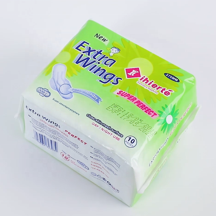 290mm Night Use Disposable Sanitary Pads Sanitary Napkin