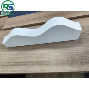 Environmental Friendly Linear Suspended Metal Ceiling 0.9mm White Aluminum