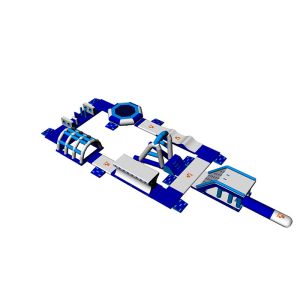 TUV Outdoor Inflatable Water Park Floating Playground In Ireland