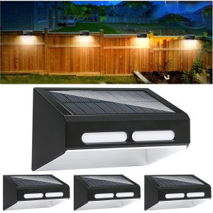 Monocrystalline Outdood Solar Garden Lights Solar Wall Lamp For Lawn Patio Stair