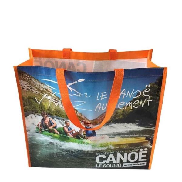 Eco Reusable Large Shopping PP Woven Hand Bag