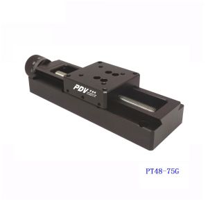 75/150mm Travel Manual Linear Stage X Axis Dovetail Guide