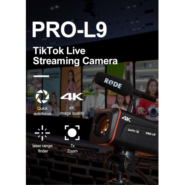 DAIPU PRO-L9 4K 7X Optical Zoom HD-MI ToF Live Streaming Camera for Video Conference