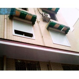 White 1.5mm Aluminum 1.5m Hieght Automatic Window Shutters