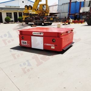 Automotive Industry Die Transfer Carts Trackless Steel Plates Welded