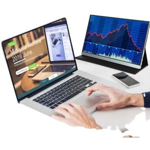 ODM USB C Mini HDMI Gaming Portable LCD Display Liquid Crystal Dual Monitor