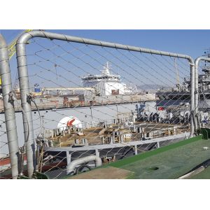 2.0mm Diamond Wire Mesh Fencing Balustrade Galvanised Wire Mesh 25mm