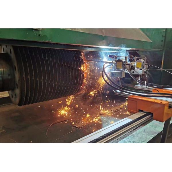 Buy 1500kg 400mm 750A Crusher Roller Hardfacing Machine at wholesale prices